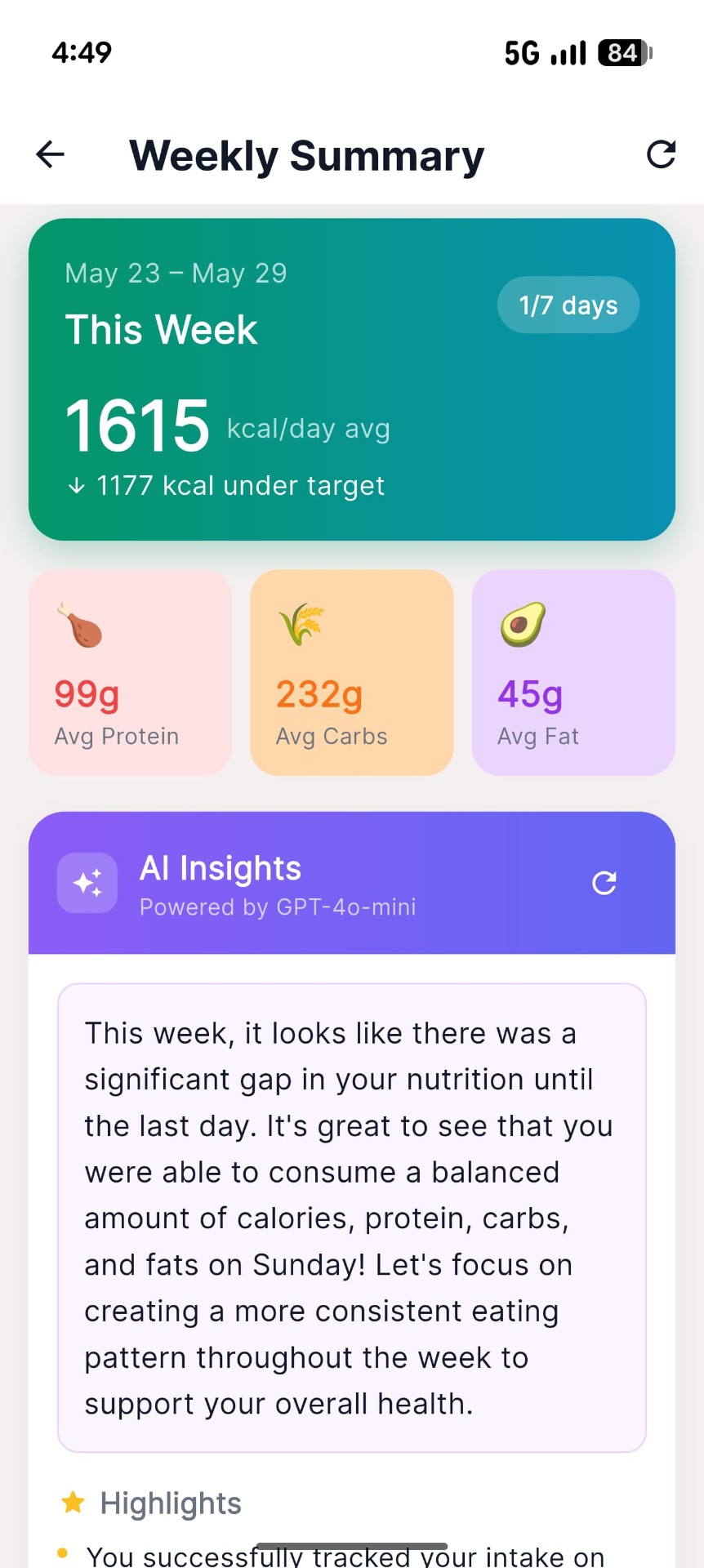 Weekly AI summary