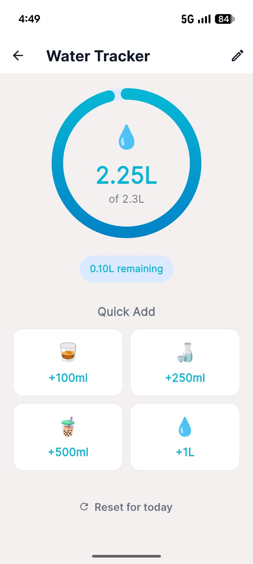 Water tracker